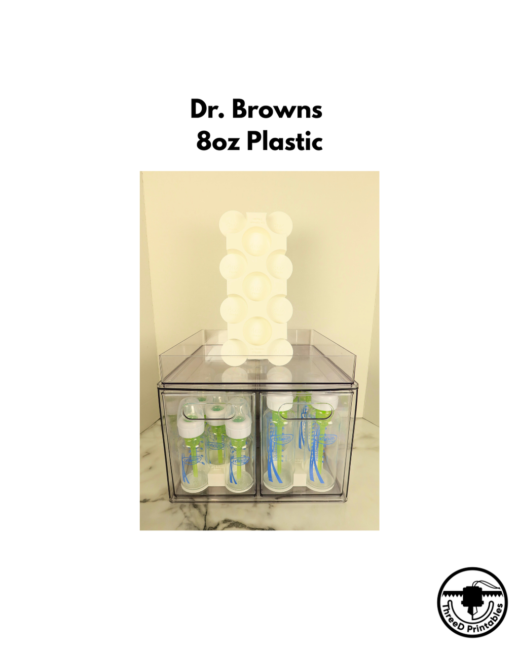 Bottle Holder for Target Drawer Systems | Keeps Bottles Upright & Organized